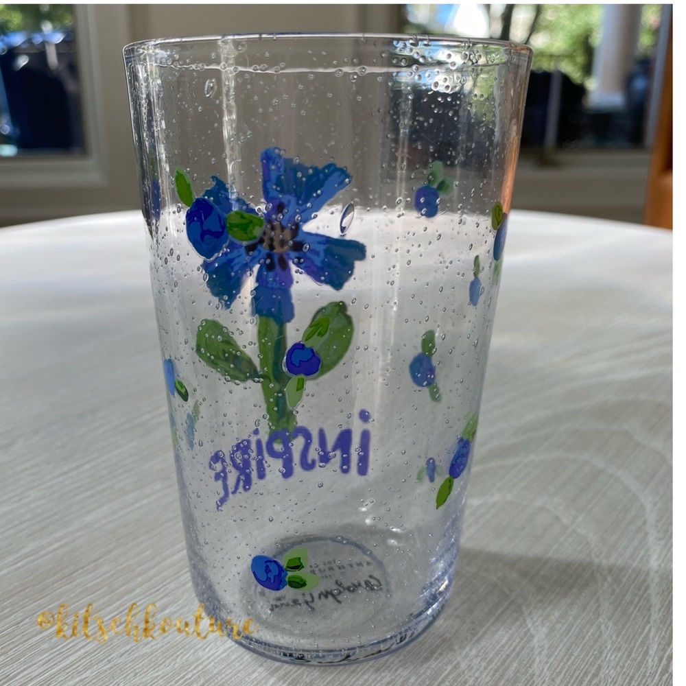Anthropologie Carolyn Gavin Flourish Glass - Picture 5 of 9